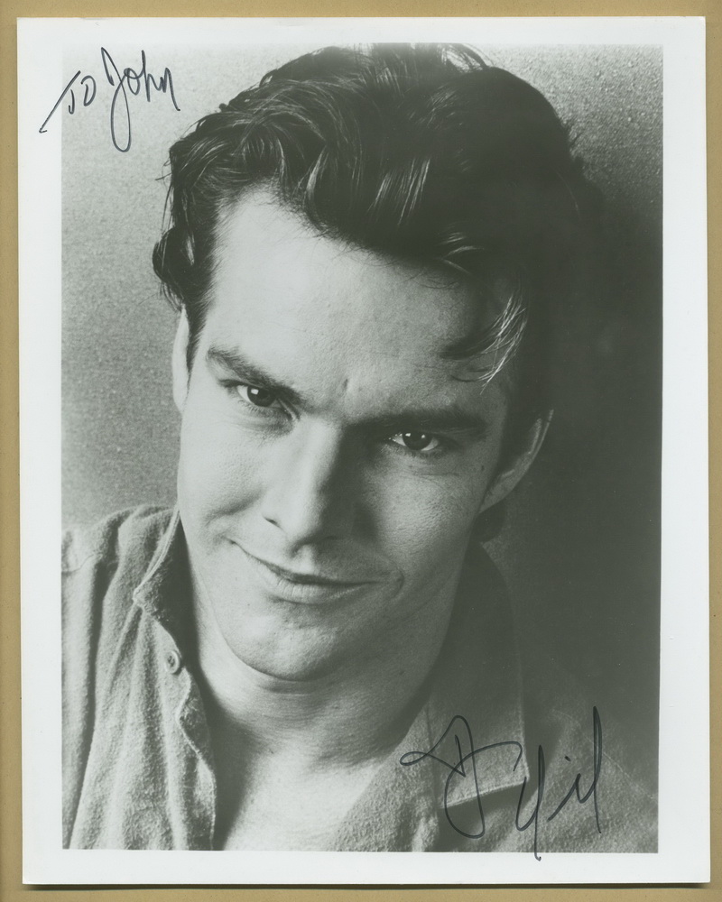 Dennis Quaid - American actor - Authentic signed large photo - 80s